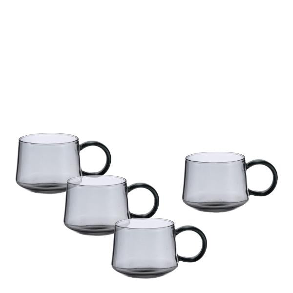 Modern House Lundi Kopp 22 cl 4-pack Grå