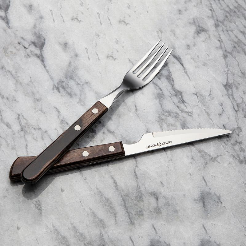 Anders Petter Classic grillbestick 12 delar brun/blank