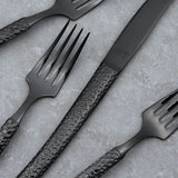 Vargen & Thor Lava bestickset 8 delar antracit