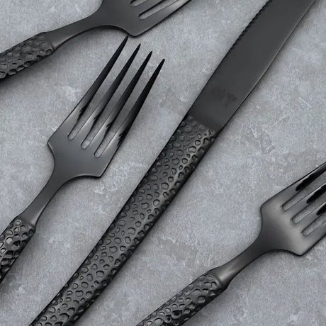 Vargen & Thor Lava bestickset 8 delar antracit