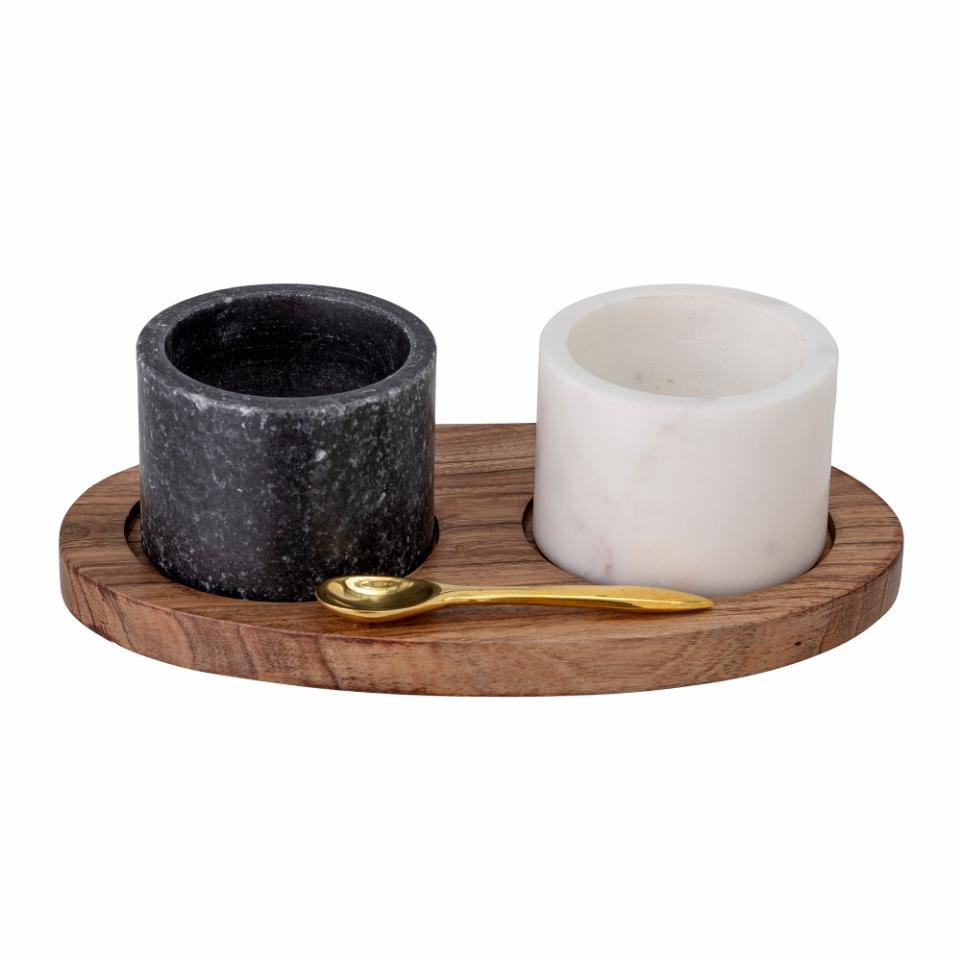 Bloomingville Florio Salt & Pepper Set - Kockensval