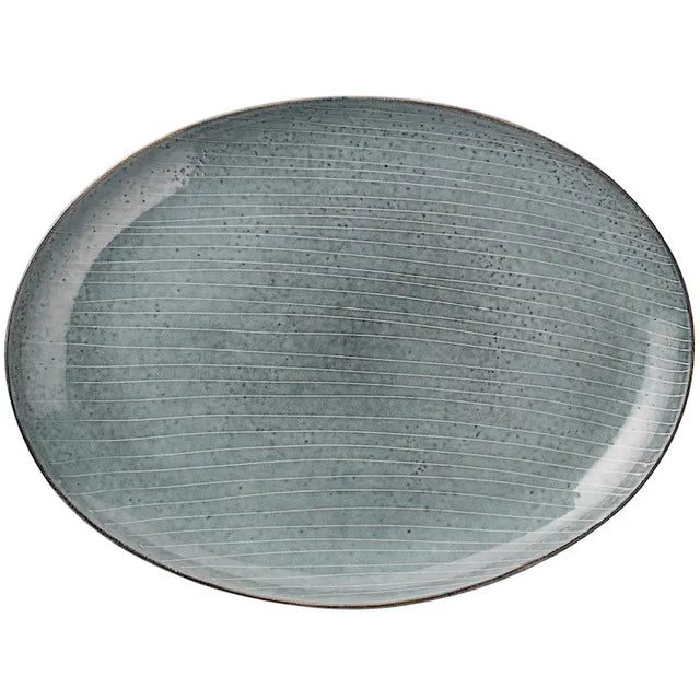 Broste Copenhagen Nordic Sea Tallrik Oval 35,5 cm - Kockensval