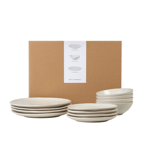 Broste Copenhagen Nordic Vanilla Servisset 12 delar - Kockensval