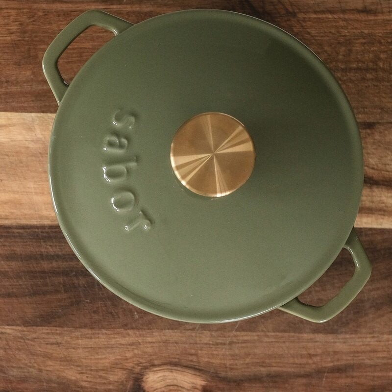 Sabor Gjutjärnsgryta 2L oliv