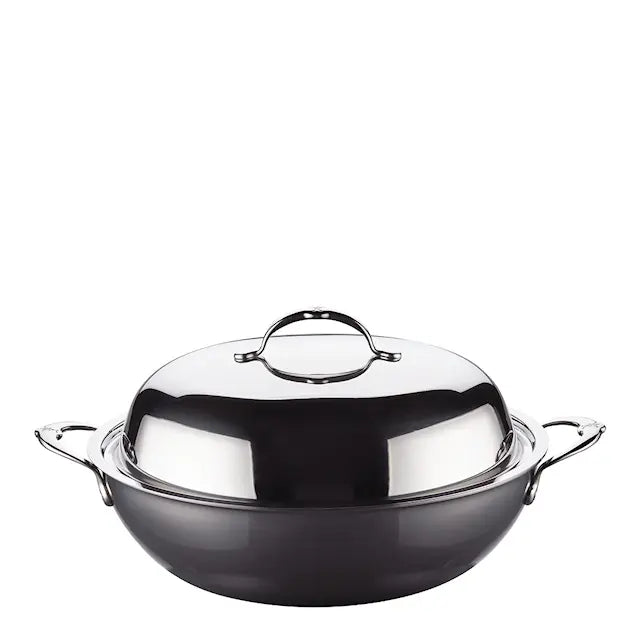 Hestan Nanobond Wok med lock 36 cm Stål