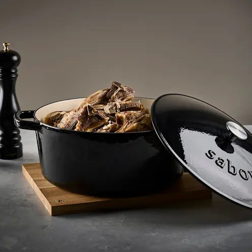 Sabor Gjutjärnsgryta 9,5 L Svart