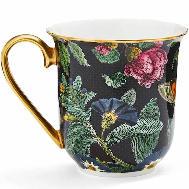 Spode Creatures of Curiosity Mugg 34 cl Black