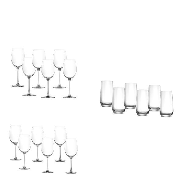 Modern House Sontell Vinset Glas 18 delar Klar