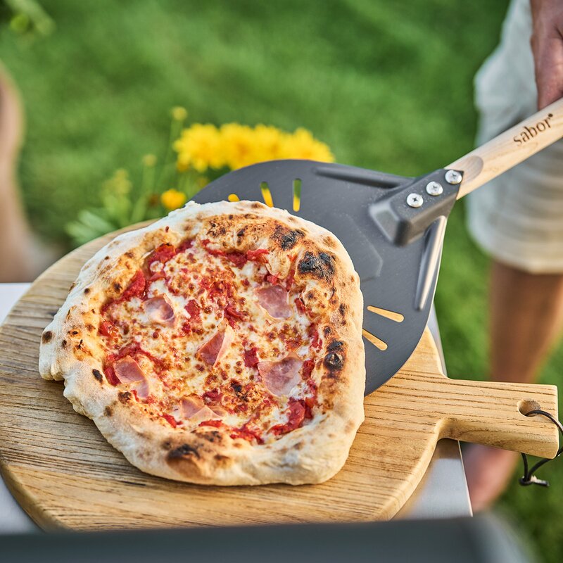 Sabor Napo pizzaspade 70x20 cm gun metal