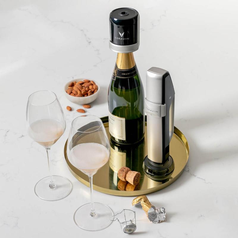 Coravin Förslutare till Champagneflaska 2-pack Svart