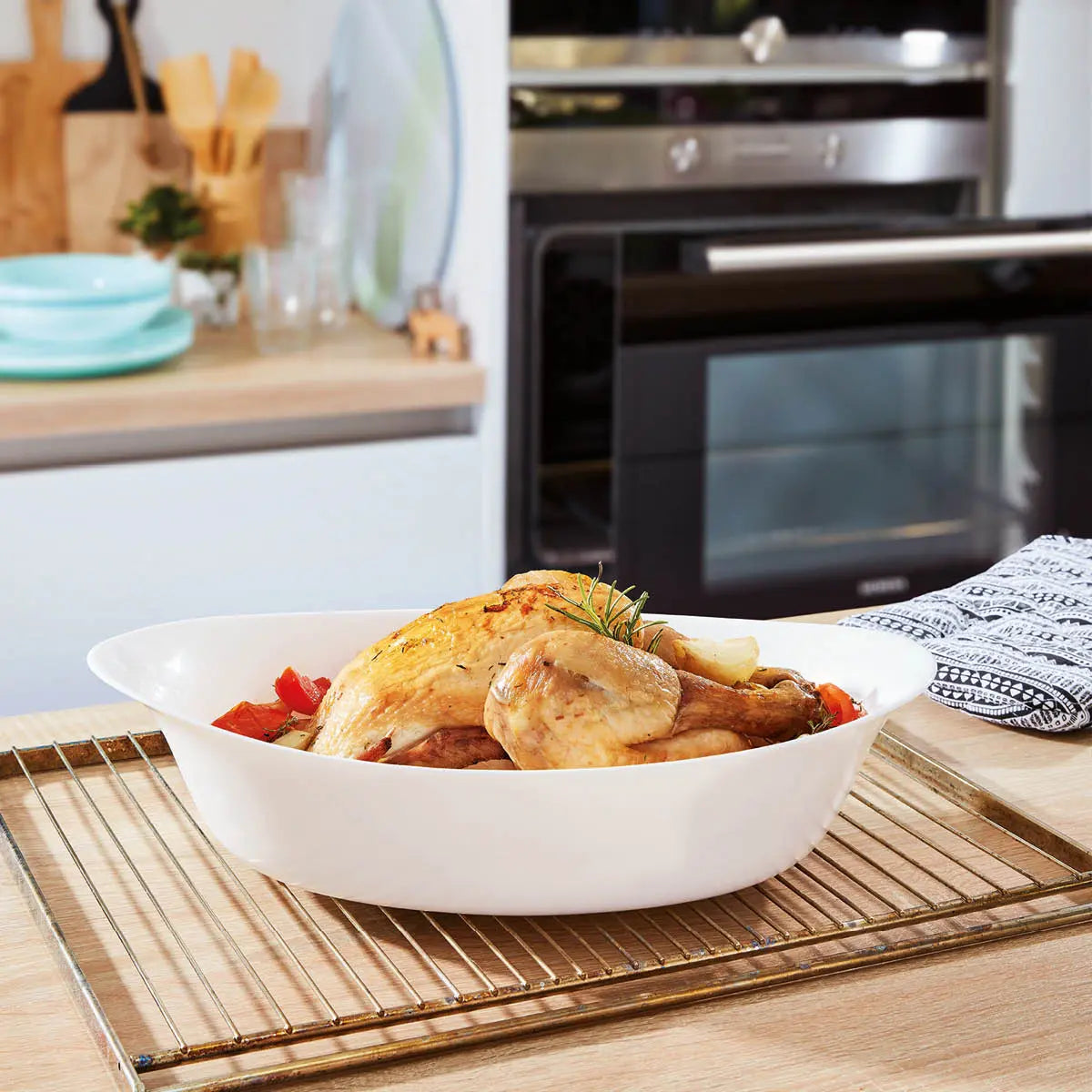 Luminarc Smart Cuisine Carine ugnsform 39x23 cm vit