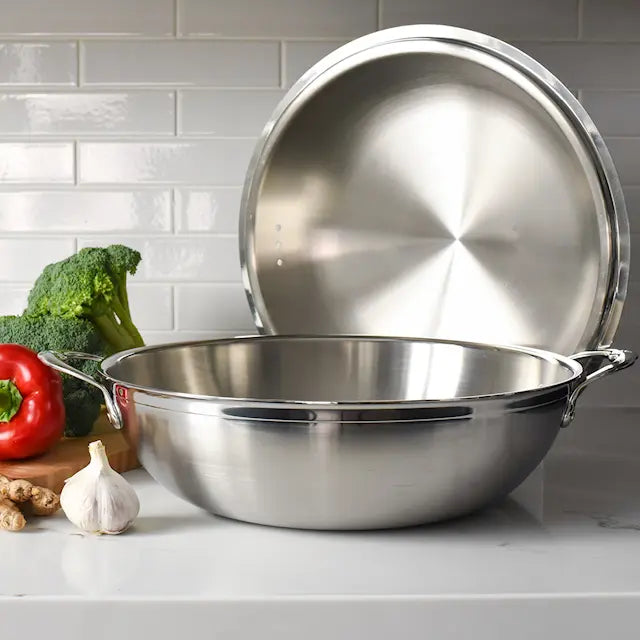 Hestan Probond Wok med lock 36 cm Stål