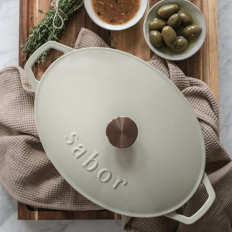 Sabor Gjutjärnsgryta 5,7 L varm grå