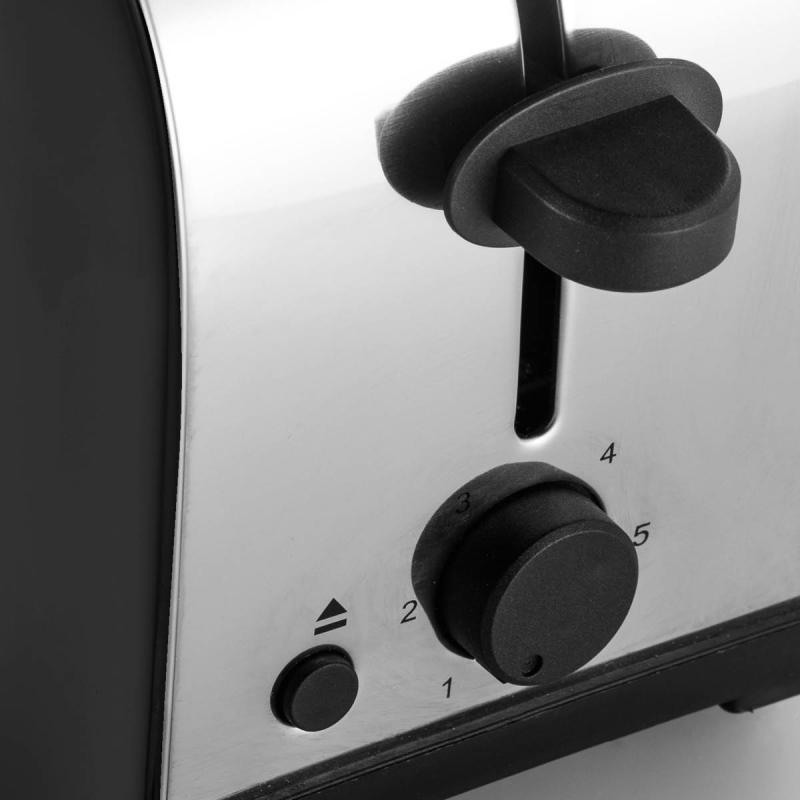Obh Nordica Manhattan Brödrost 4 Brödskivor Svart
