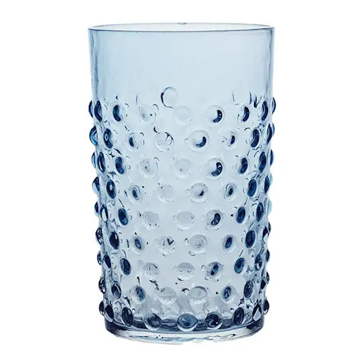 Klimchi Hobnail glas 20 cl misty blue