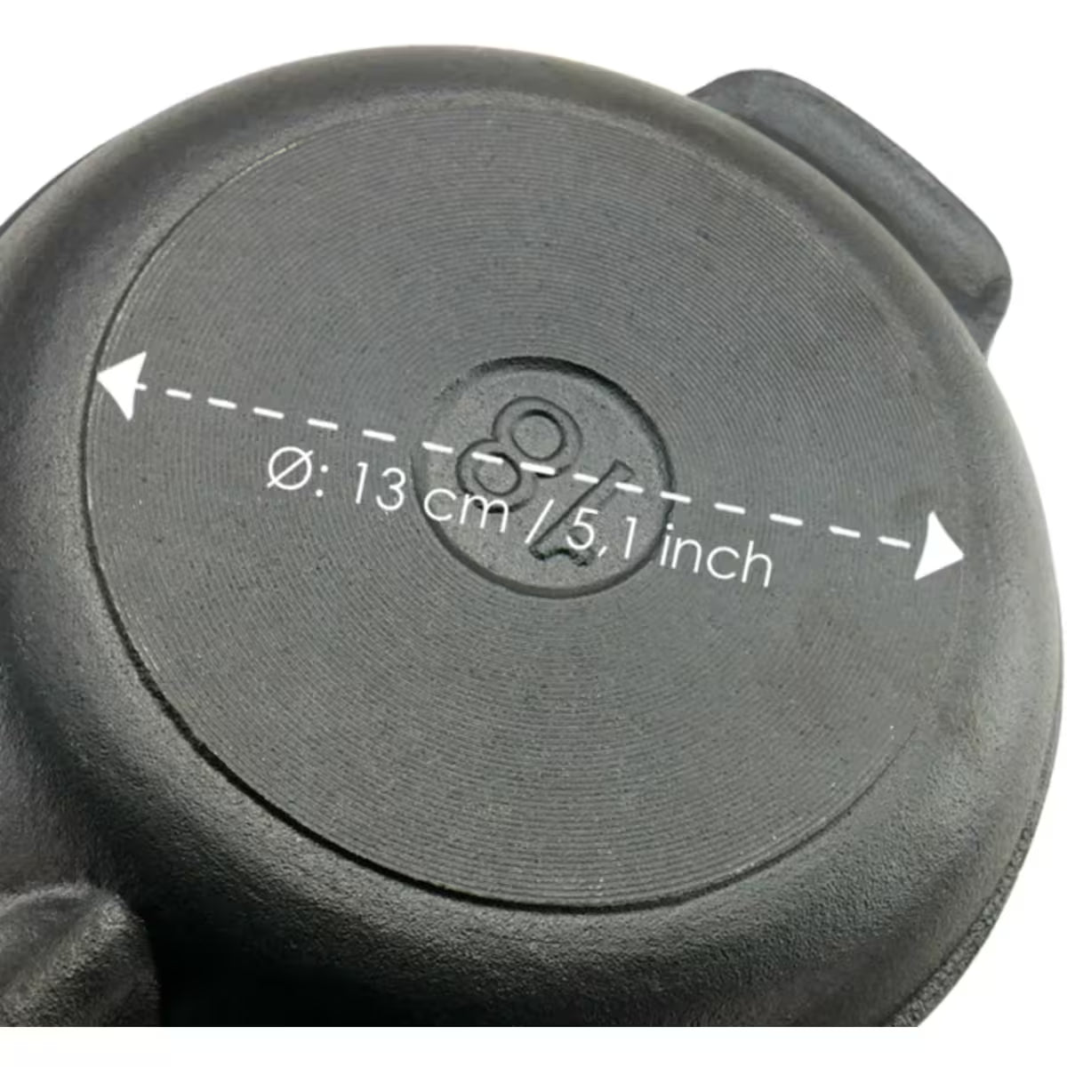 Carl victor Stekpanna Gjutjärn 18 cm Bokhandtag