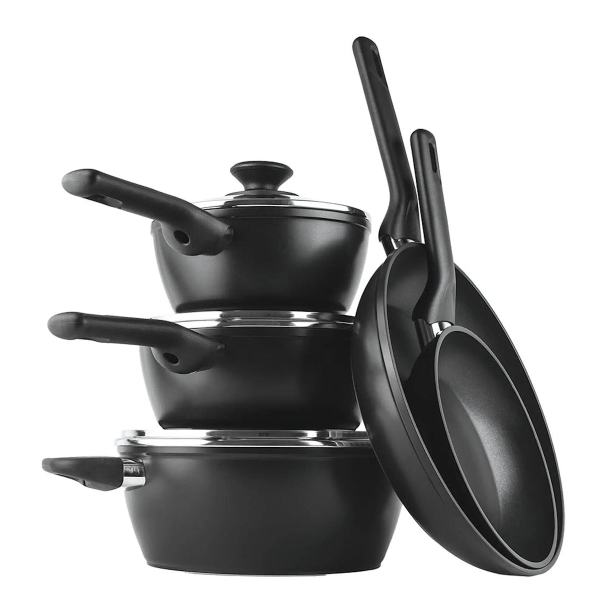 Modern House Kitchen Essentials Grytset 5 delar Svart