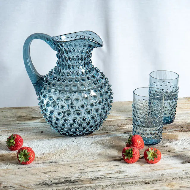 Klimchi Hobnail karaff 2 L misty blue