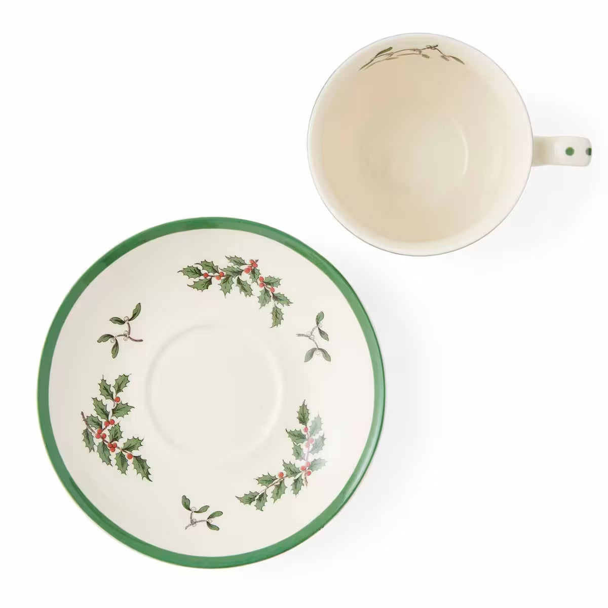 Spode Christmas Tree tekopp med fat 20 cl