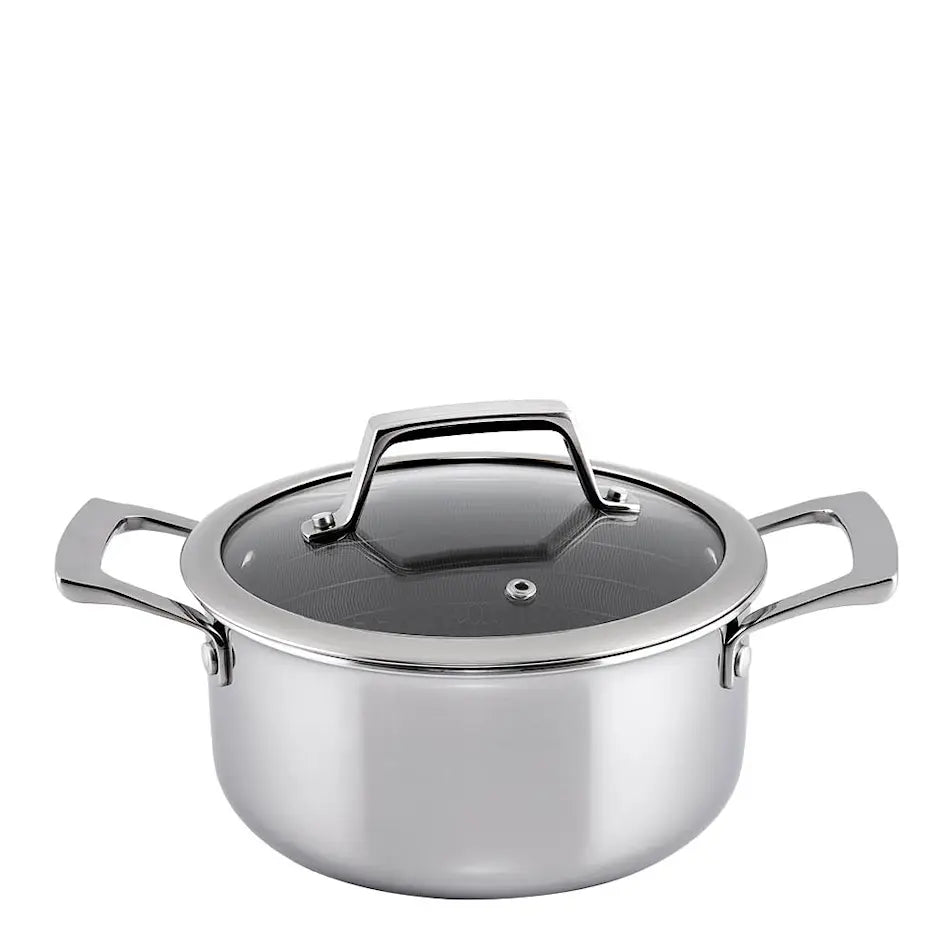 Hâws Santo gryta med lock 2,2 L beläggning stål/svart