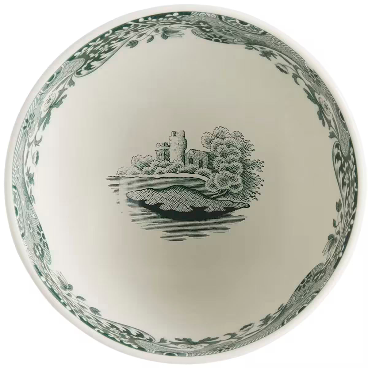 Spode Heritage Green Italian skål 11 cm grön/vit