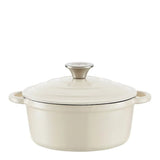 Barbary&Oak Gjutjärnsgryta rund 20 cm 2 L Creme