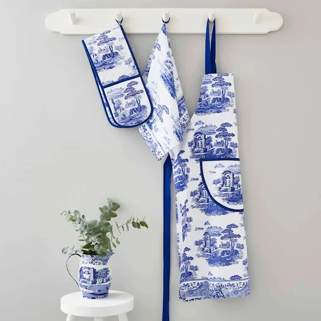 Spode Blue Italian Ugnsvante dubbel