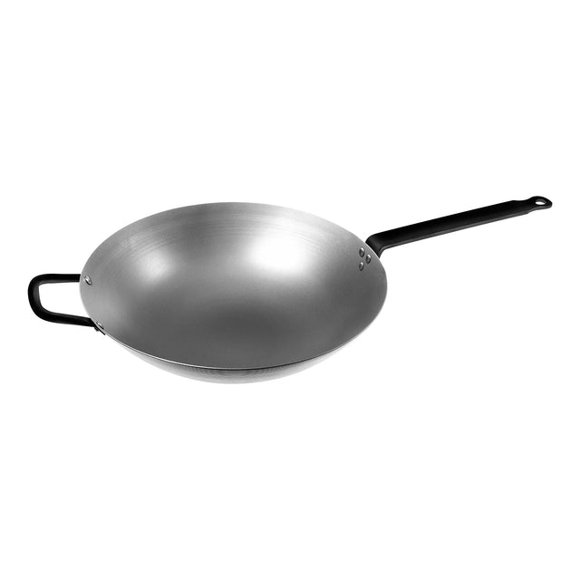 Exxent Wok Rund botten 38 cm Kolstål - Kockensval