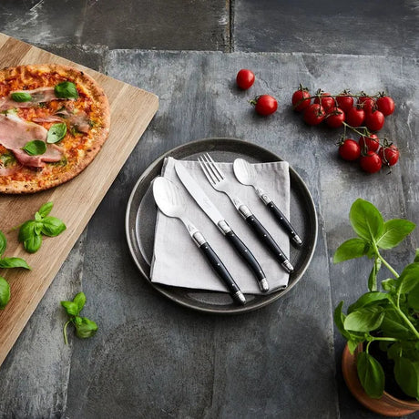 Laguiole By Hâws bestickset 24 delar Svart