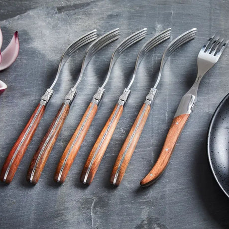 Laguiole By Hâws Grillgaffel 6-pack rosenträ