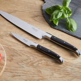 Laguiole By Hâws knivset 2 delar skalkniv & kockkniv svart