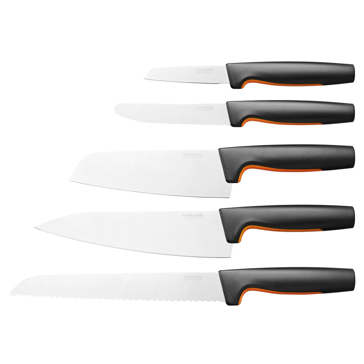 Fiskars Functional Form Stort Knivset 5 delar - Kockensval