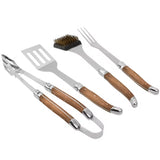 Laguiole By Hâws Grillset i aluminiumväska 4 delar Ekhandtag