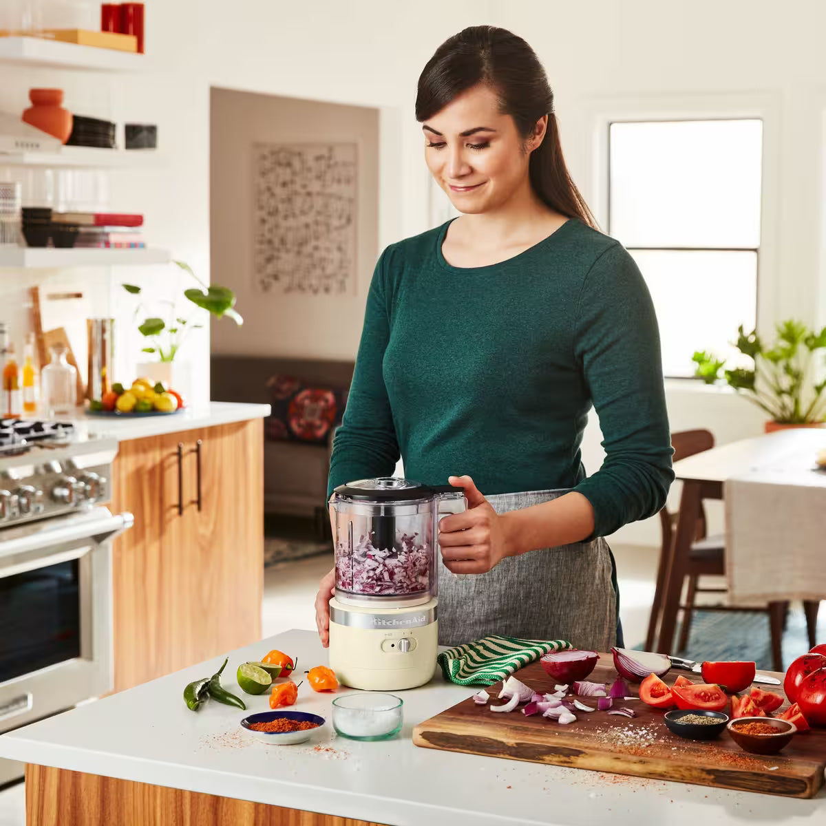 Kitchenaid Sladdlös Mini Matberedare, Crème
