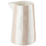 Stiernholm Stripes Gräddkanna 11,5 cm Vit rosa