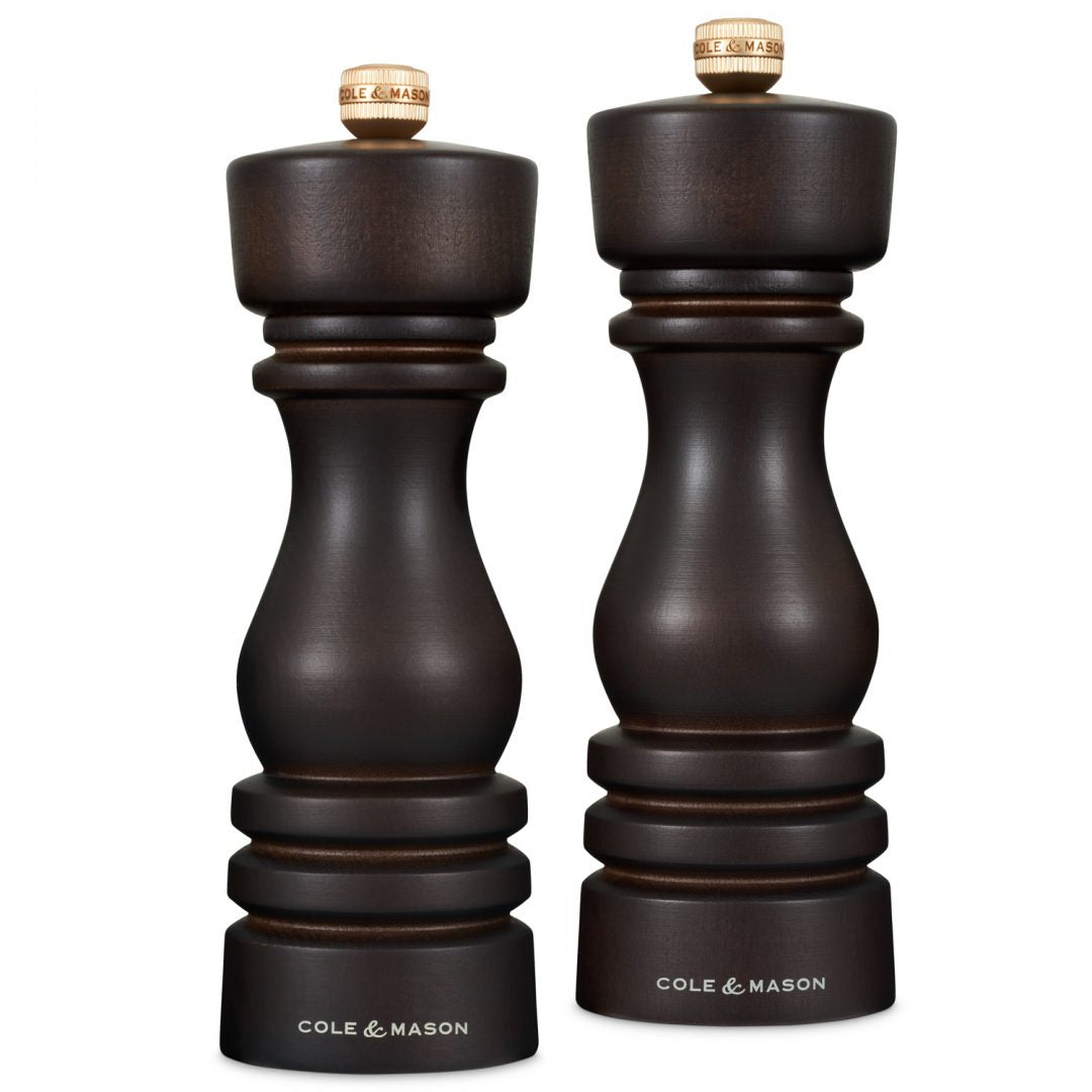 Cole & Mason London salt- och pepparkvarn 18 cm Chocolate