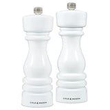 Cole & Mason Gloss London salt- och pepparkvarn 18 cm Vit