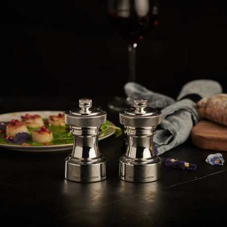 Cole & Mason Hoxton silver kvarnset 10 cm