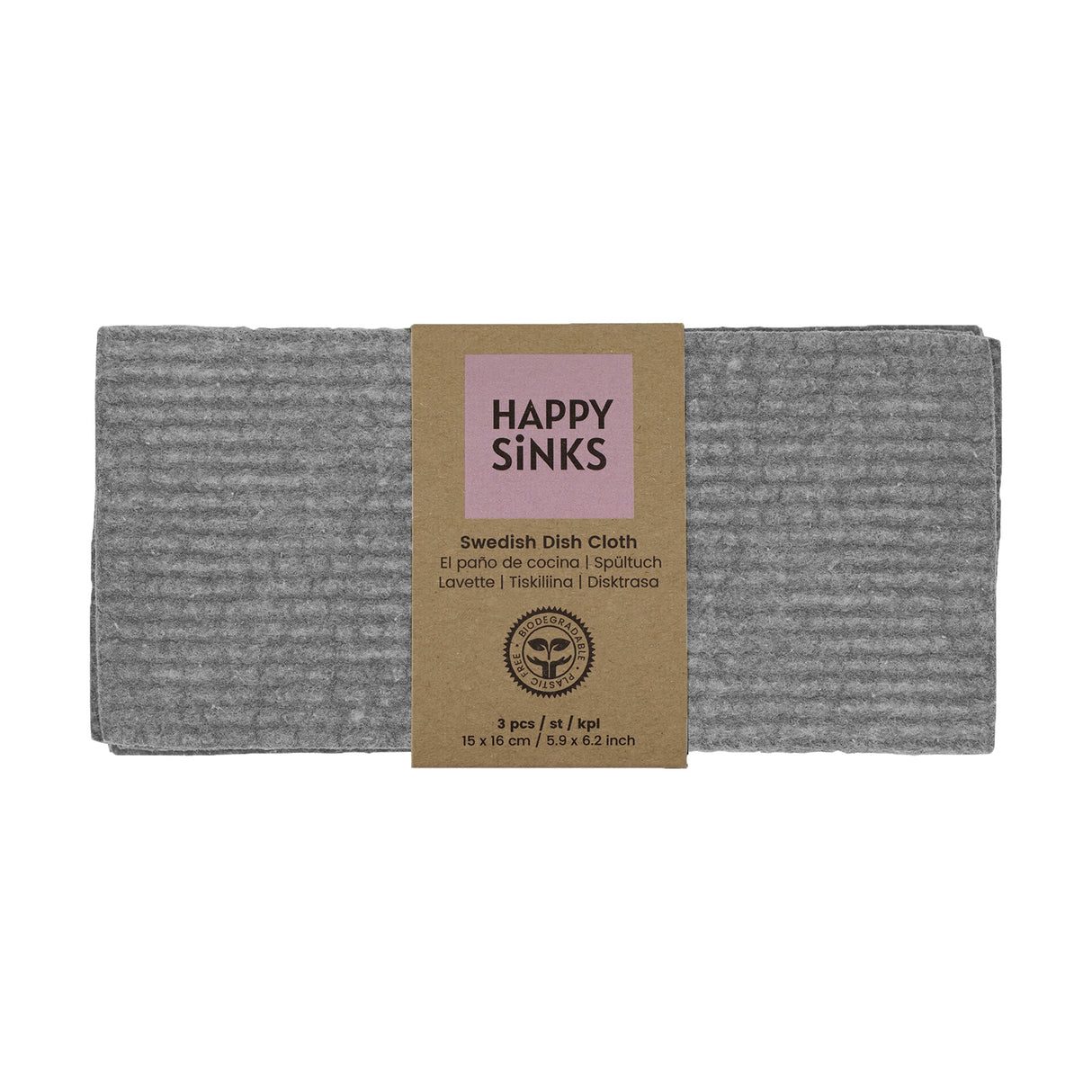 Happy Sinks Disktrasor Grå - Kockensval