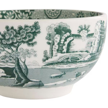 Spode Heritage Green Italian skål 11 cm grön/vit