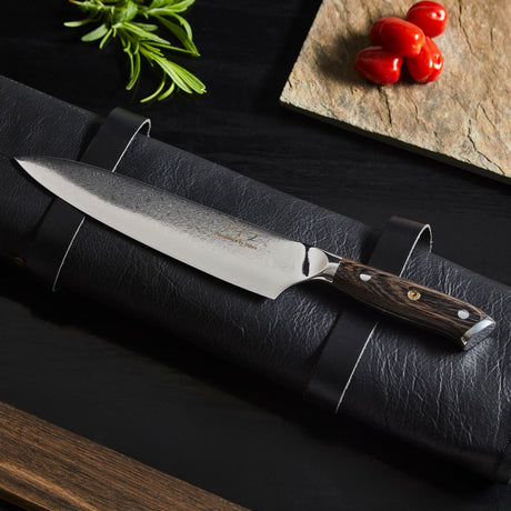 Damaskus By Haws Wengè kockkniv 32 cm