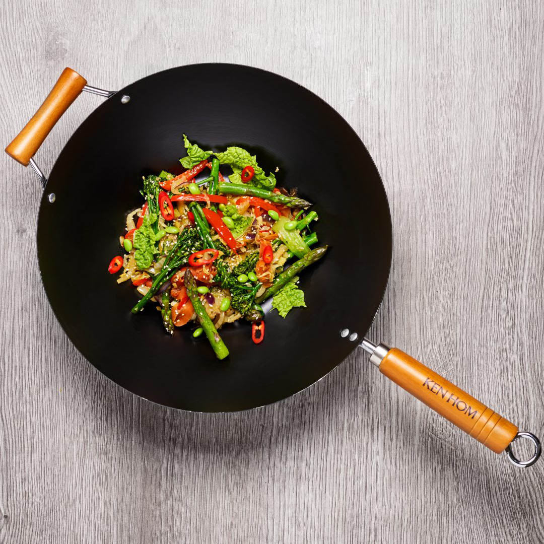 Ken hom Classic Wokpanna 31 cm svart