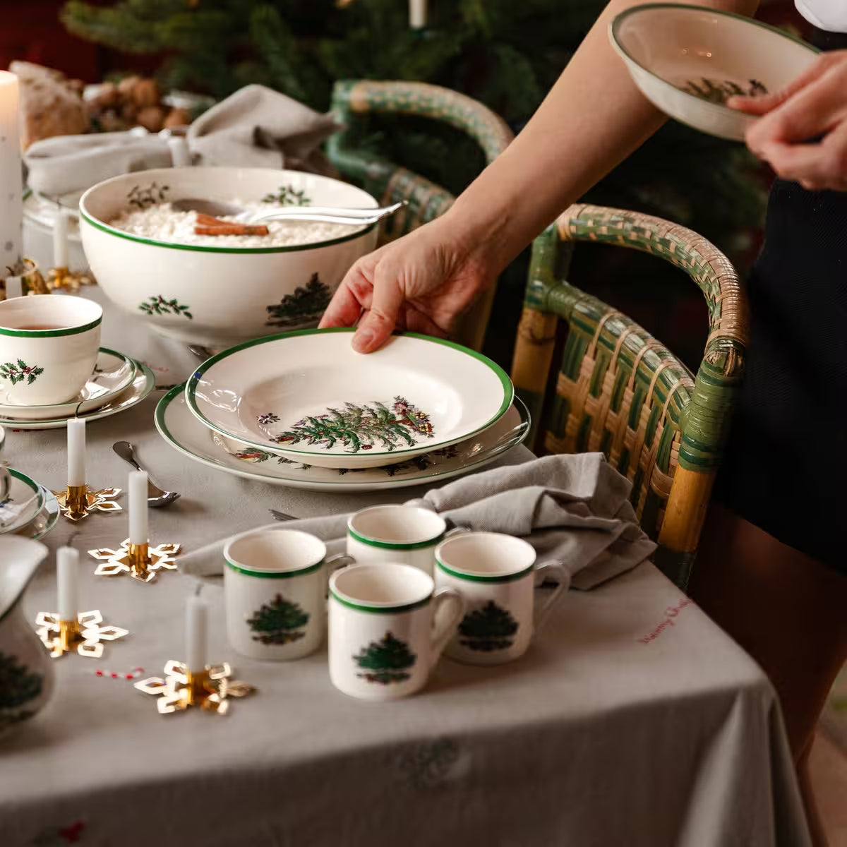 Spode Christmas Tree mugg 4-pack 34 cl