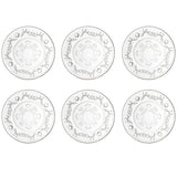 La Rochére Liten Assiett Versailles Glas 6 - pack - Kockensval