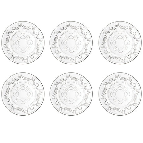 La Rochére Liten Assiett Versailles Glas 6 - pack - Kockensval