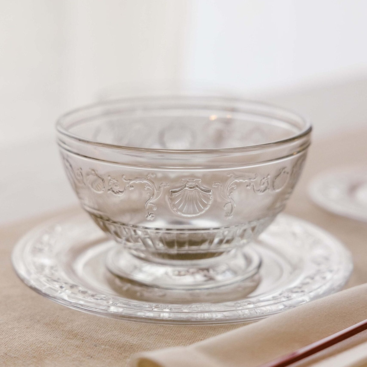 La Rochére Liten Assiett Versailles Glas 6 - pack - Kockensval