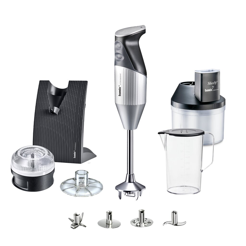 Bamix Stavmixer Swissline Superbox 200 w Silvergrå
