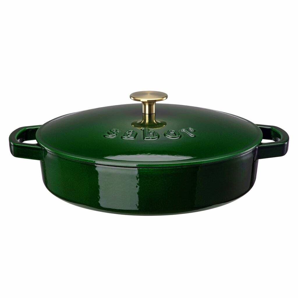 Sabor Classic buffégryta 3,5 L gjutjärn Shiny Green