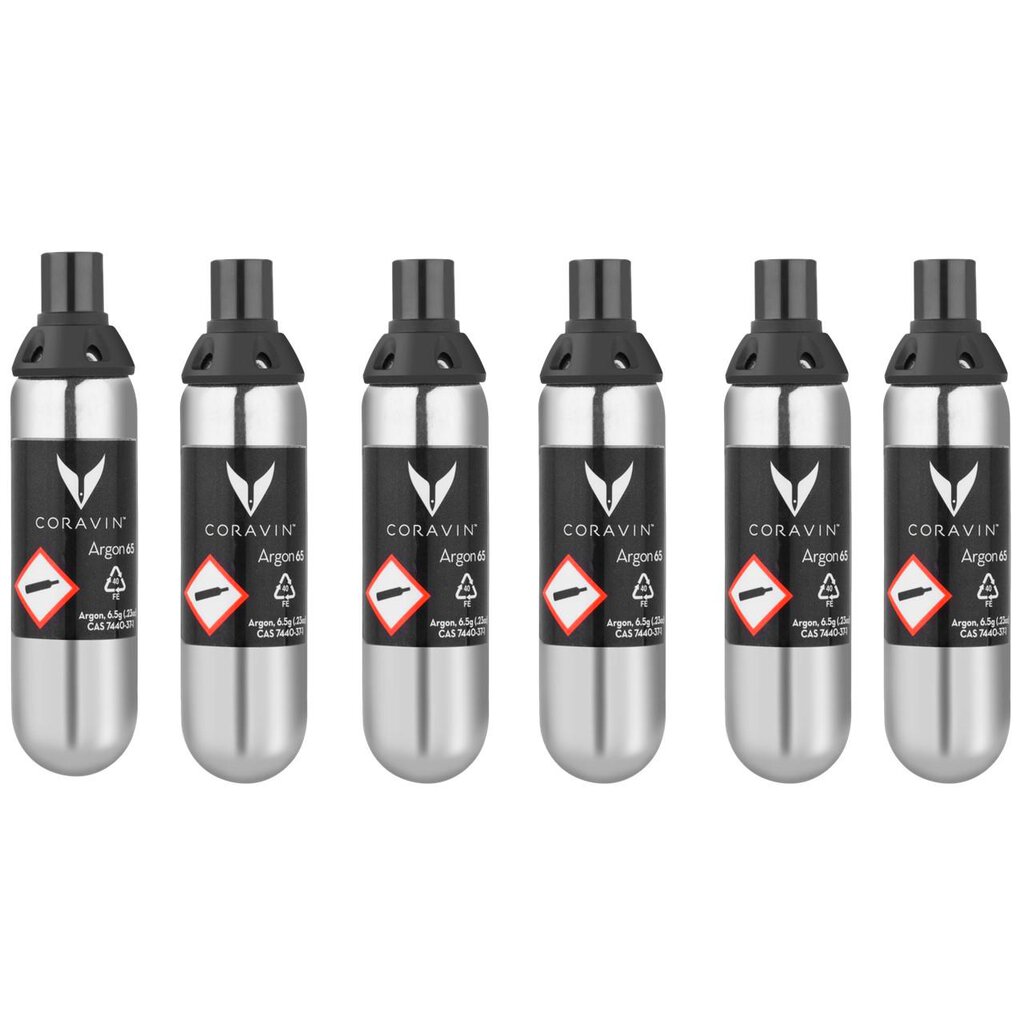 Coravin Pure Gaspatron 6-pack