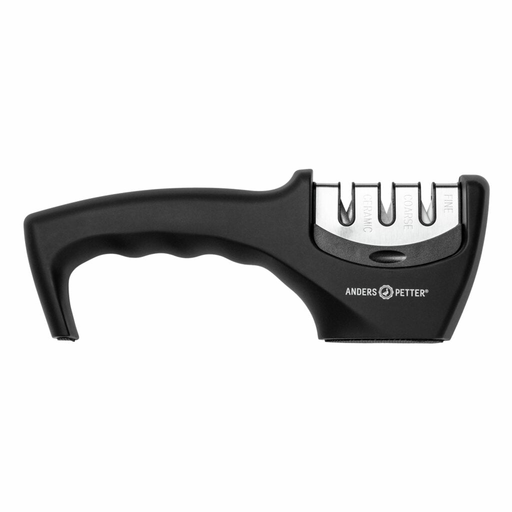 Anders Petter Classic knivslip 21x7,5 cm svart/rostfri